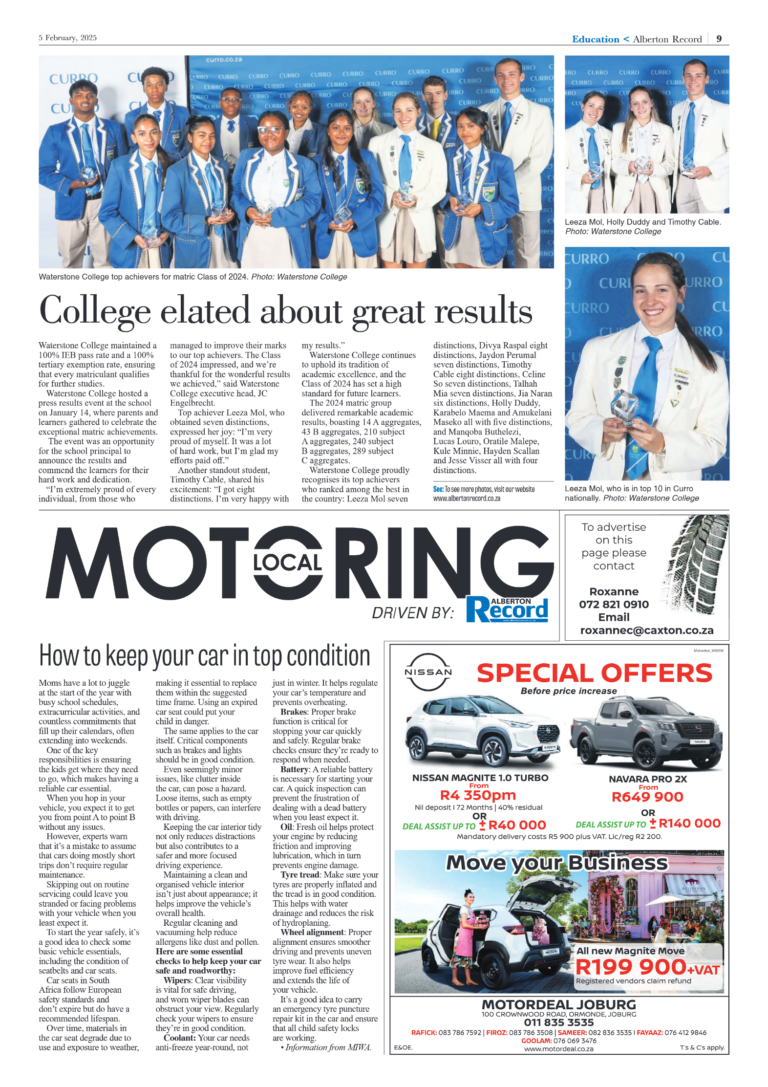 Alberton Record 5 February 2025 page 9