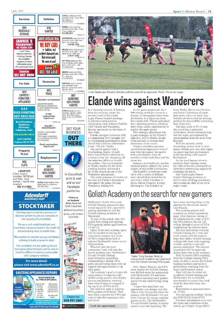 Alberton Record 5 July 2023 page 11