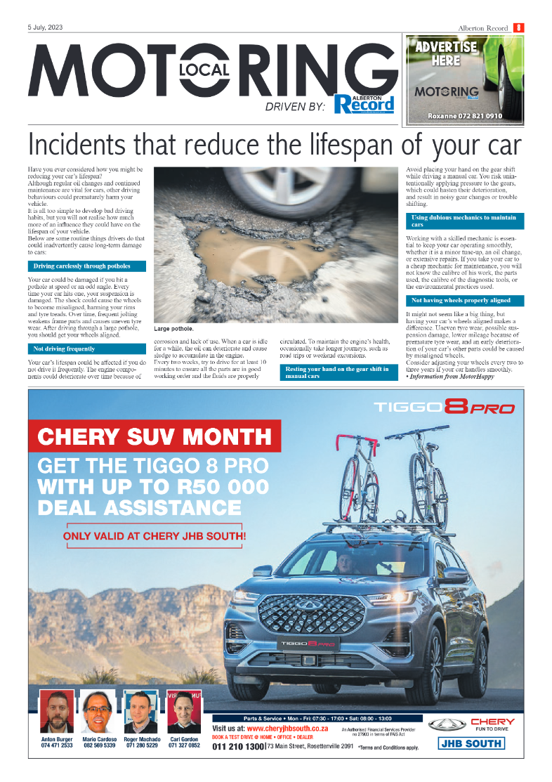Alberton Record 5 July 2023 page 8