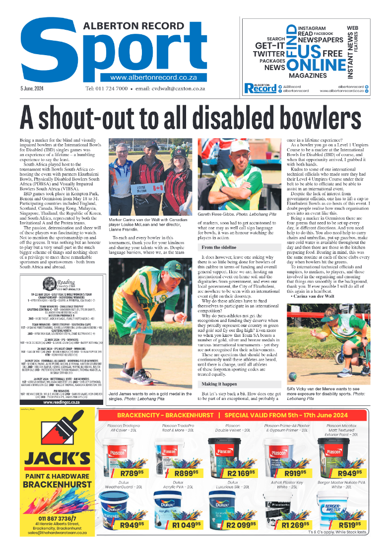 Alberton Record 5 June 2024 page 12