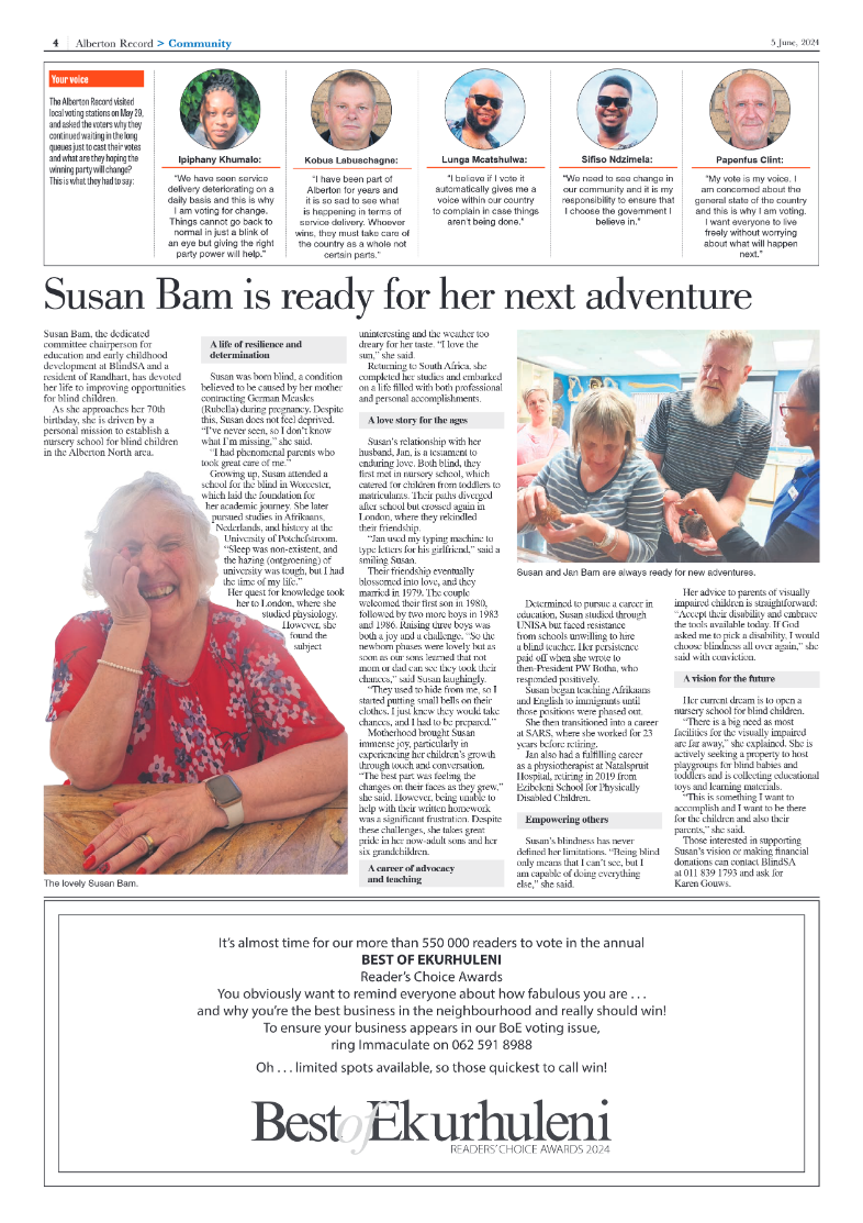 Alberton Record 5 June 2024 page 4