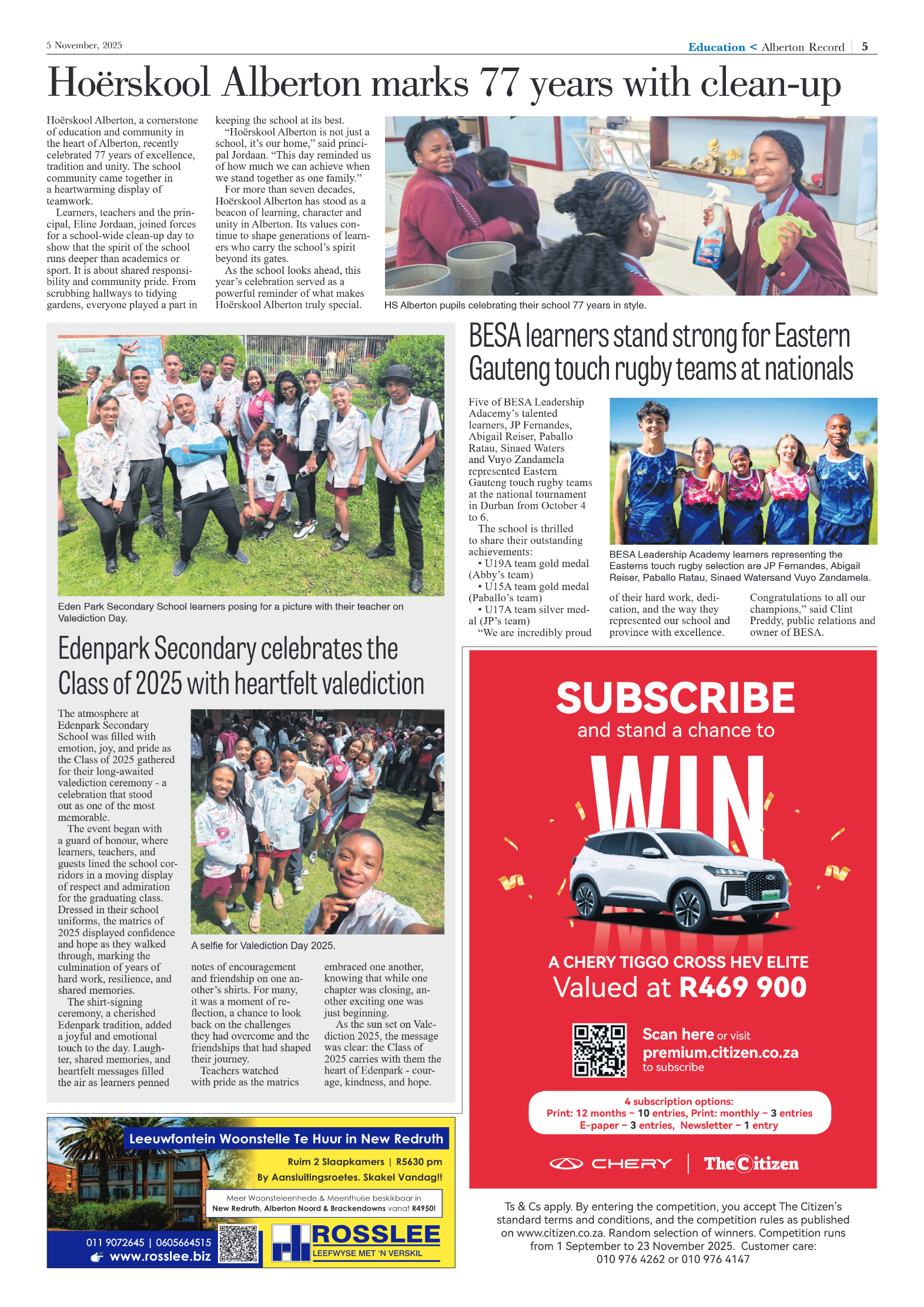 Alberton Record 5 November 2025 page 17