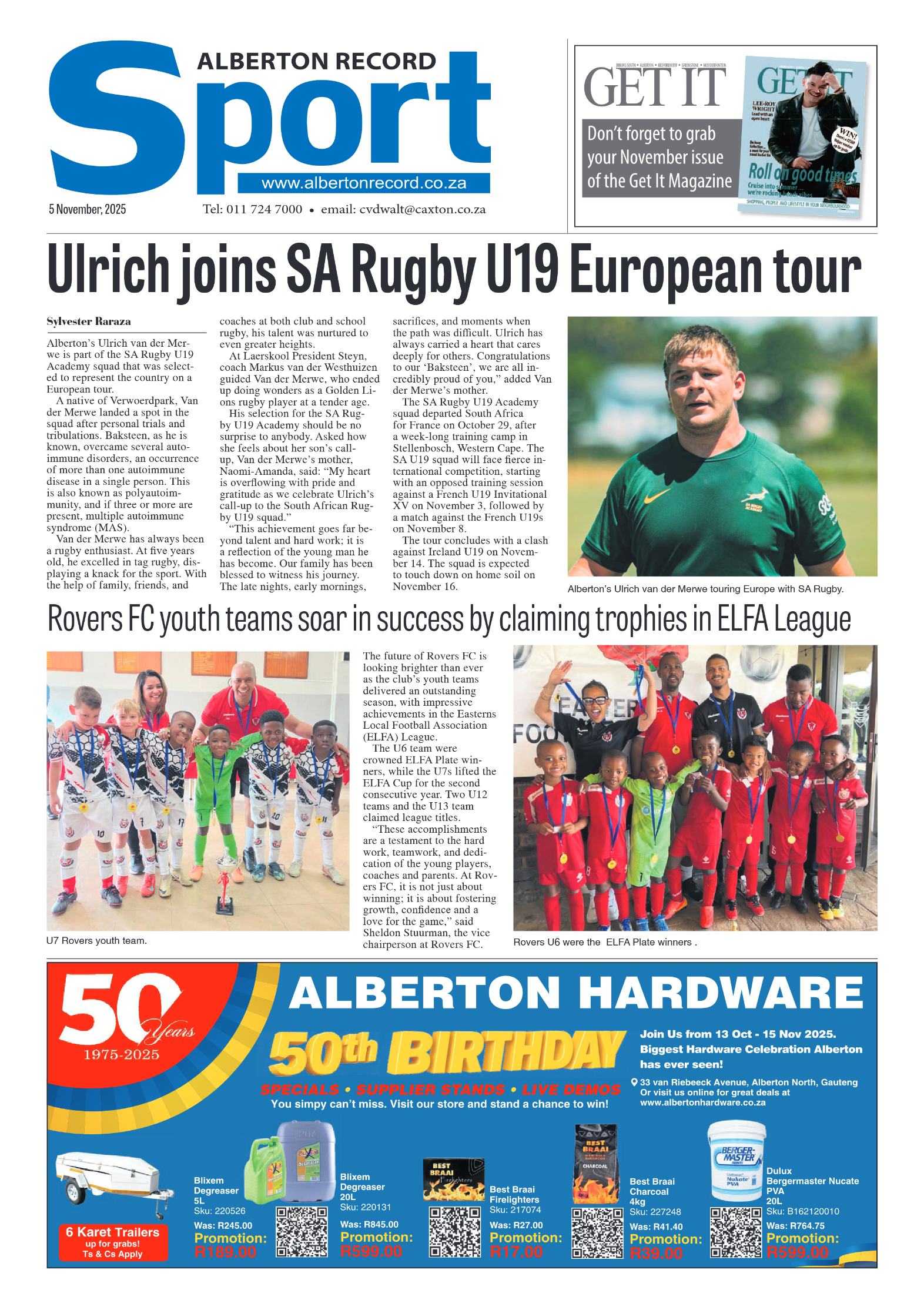 Alberton Record 5 November 2025 page 20
