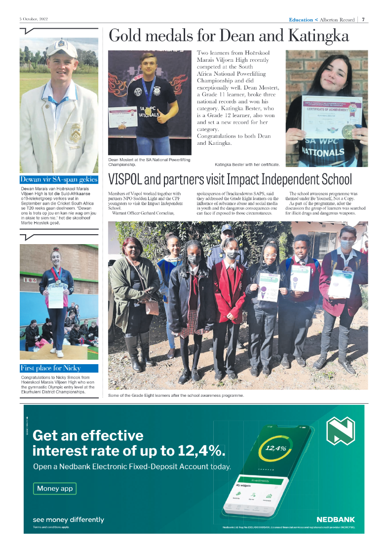 Alberton Record 5 October 2022 page 9