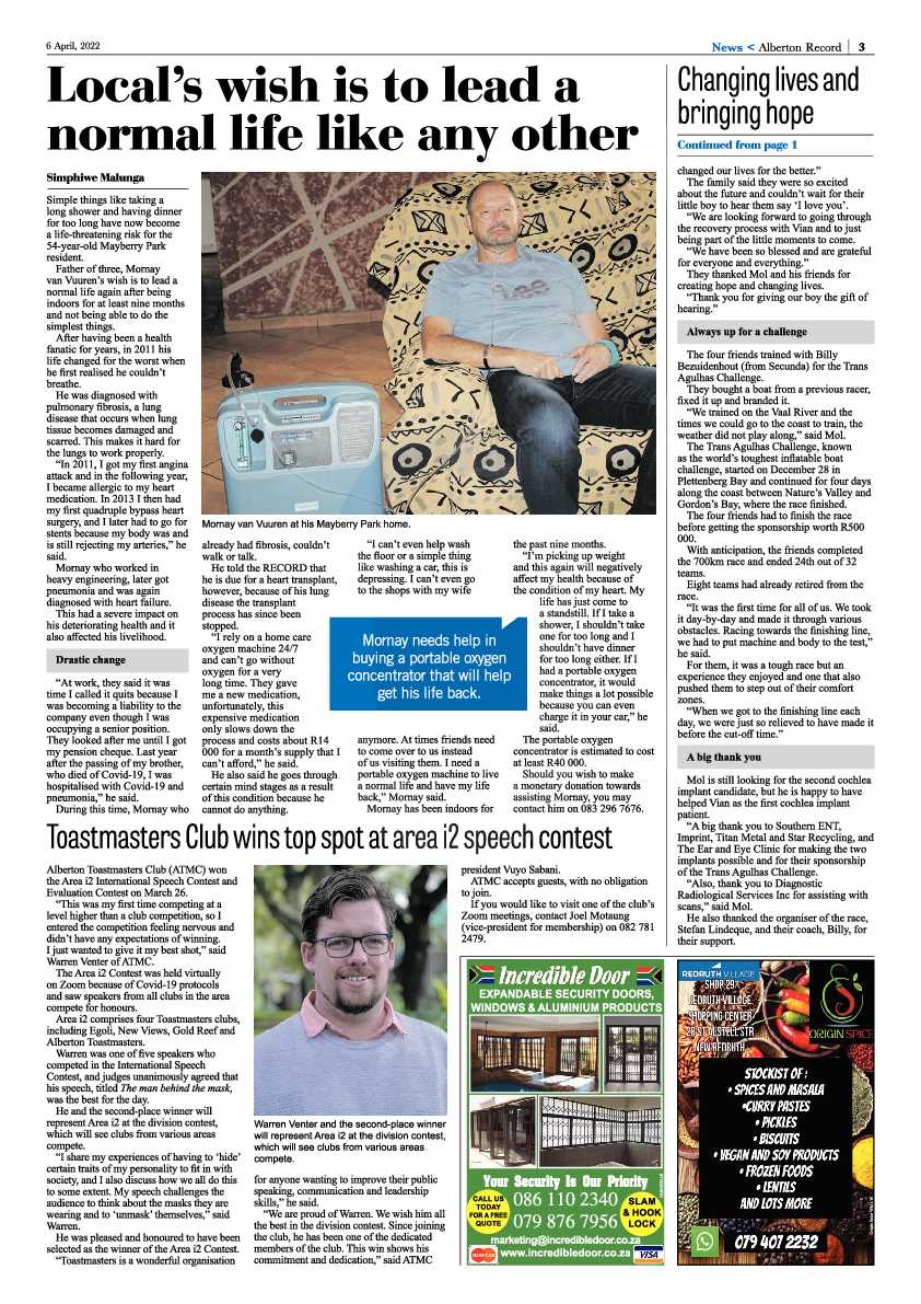 Alberton Record 6 April 2022 page 5