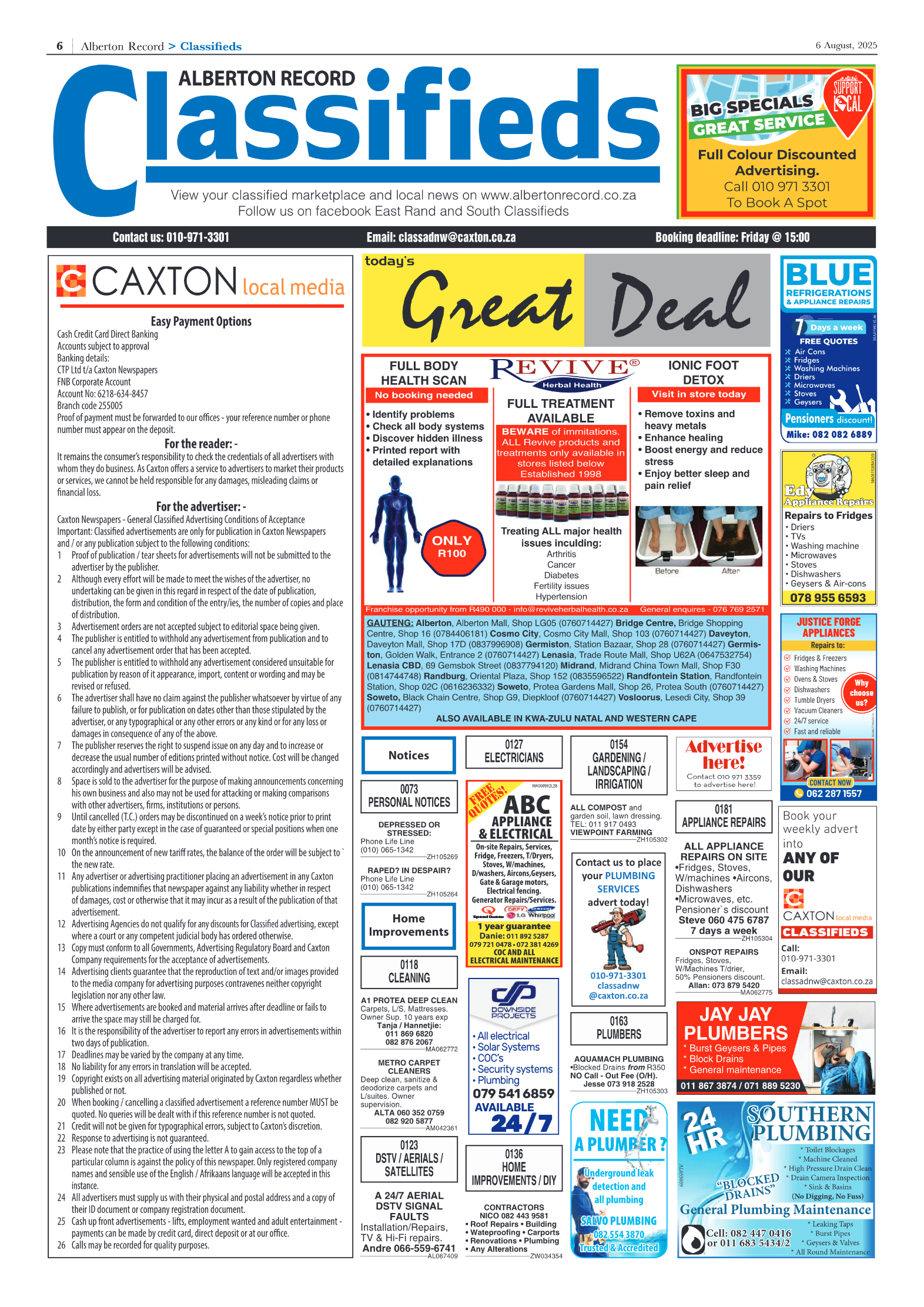 Alberton Record 6 August 2025 page 6