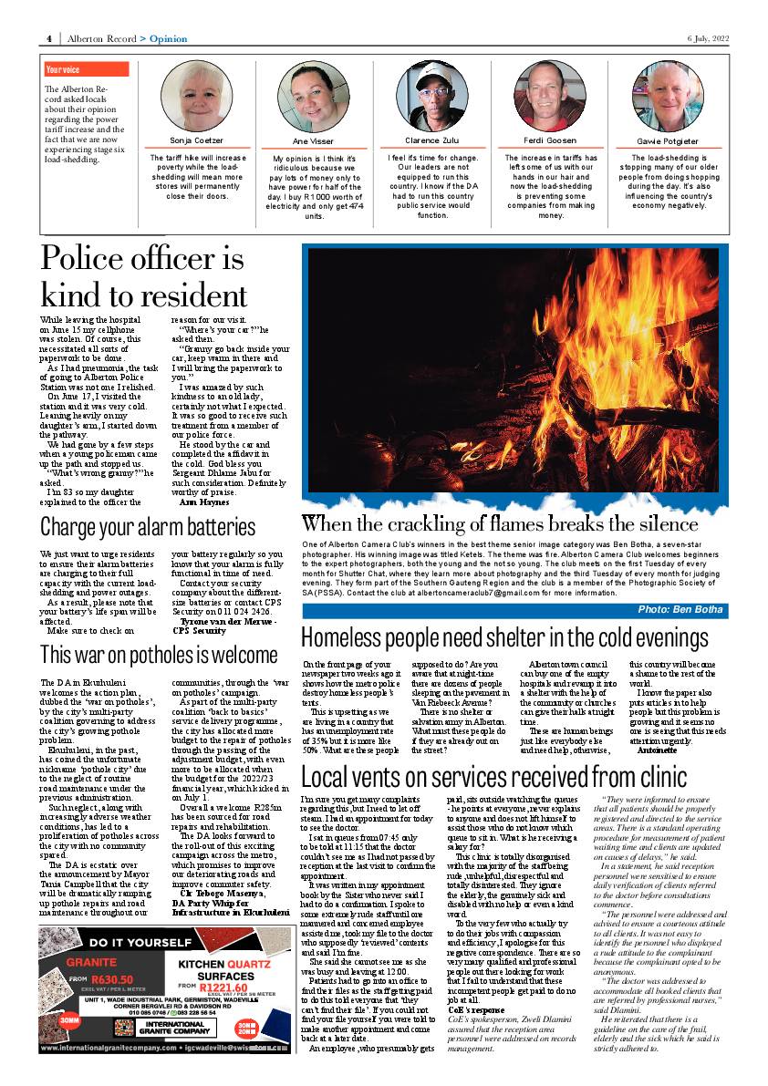 Alberton Record 6 July 2022 page 6
