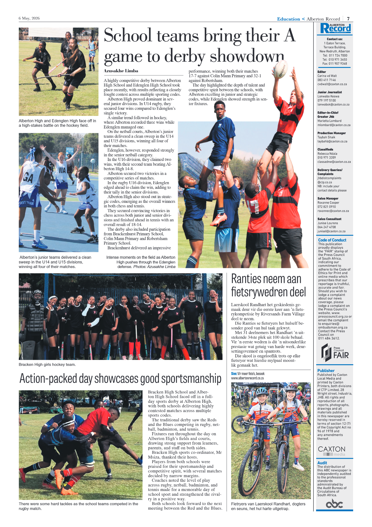 Alberton Record 6 May 2026 page 7