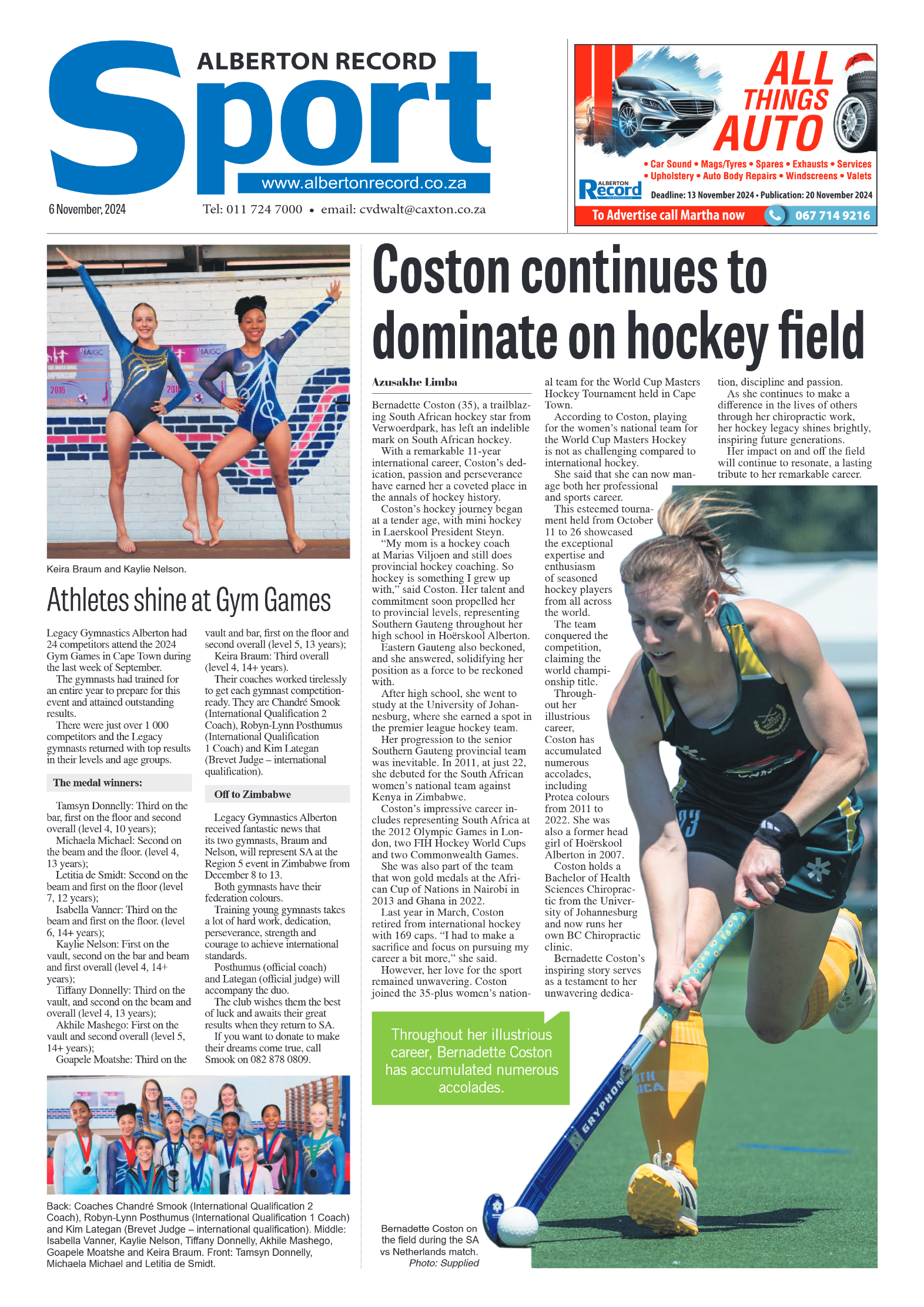 Alberton Record 6 Novemberr 2024 page 12