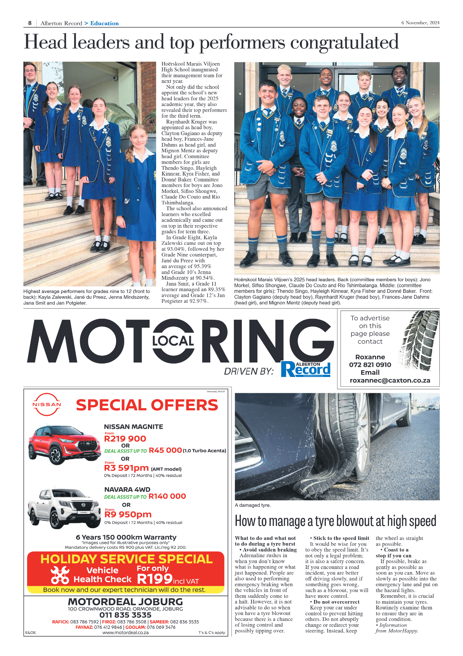 Alberton Record 6 Novemberr 2024 page 8