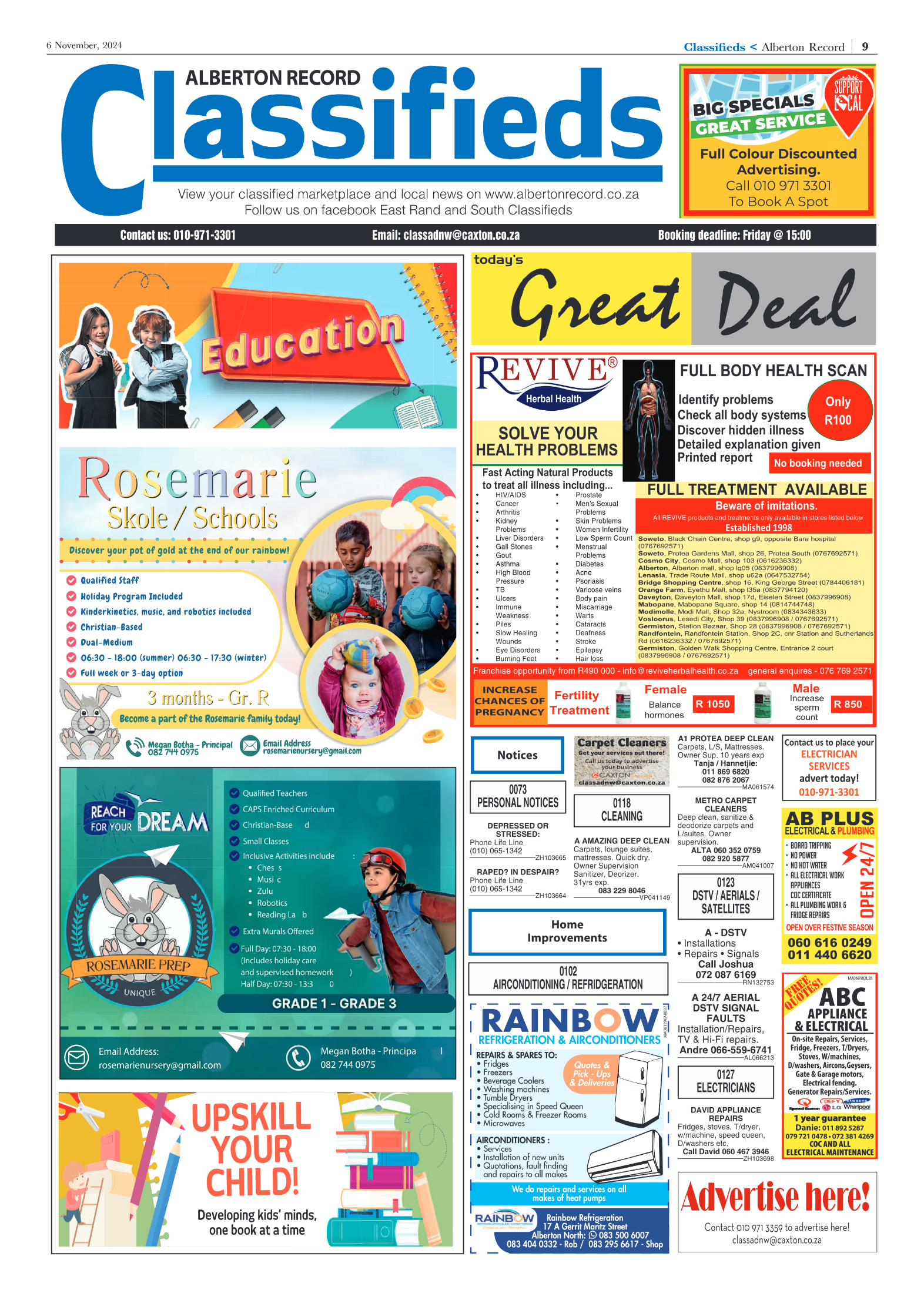 Alberton Record 6 Novemberr 2024 page 9