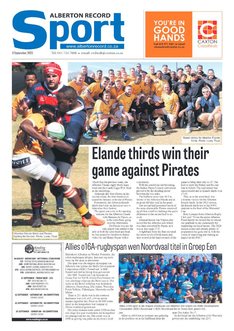 Alberton Record 6 September 2023 page 12