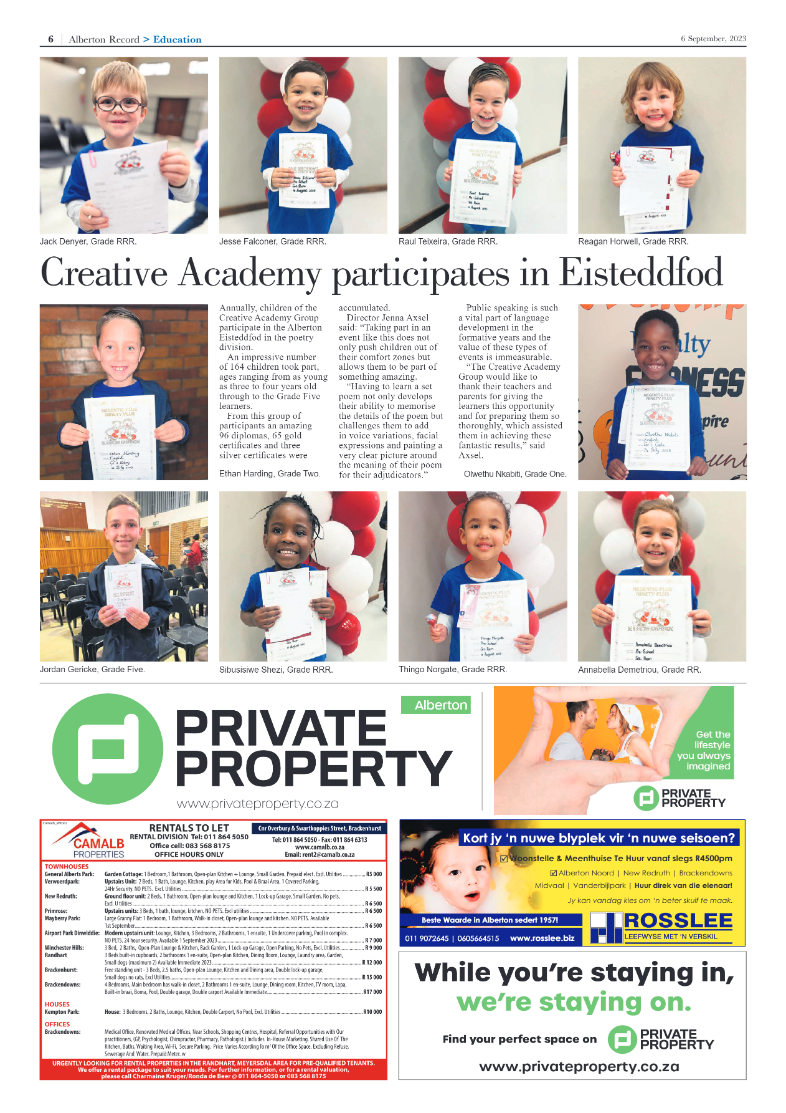 Alberton Record 6 September 2023 page 6