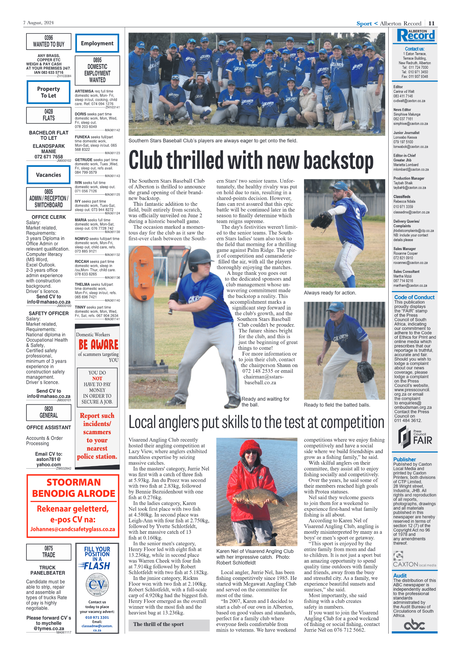 Alberton Record 7 August 2024 page 11