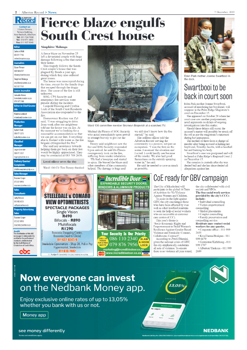 Alberton Record 7 Dec 2022 page 2