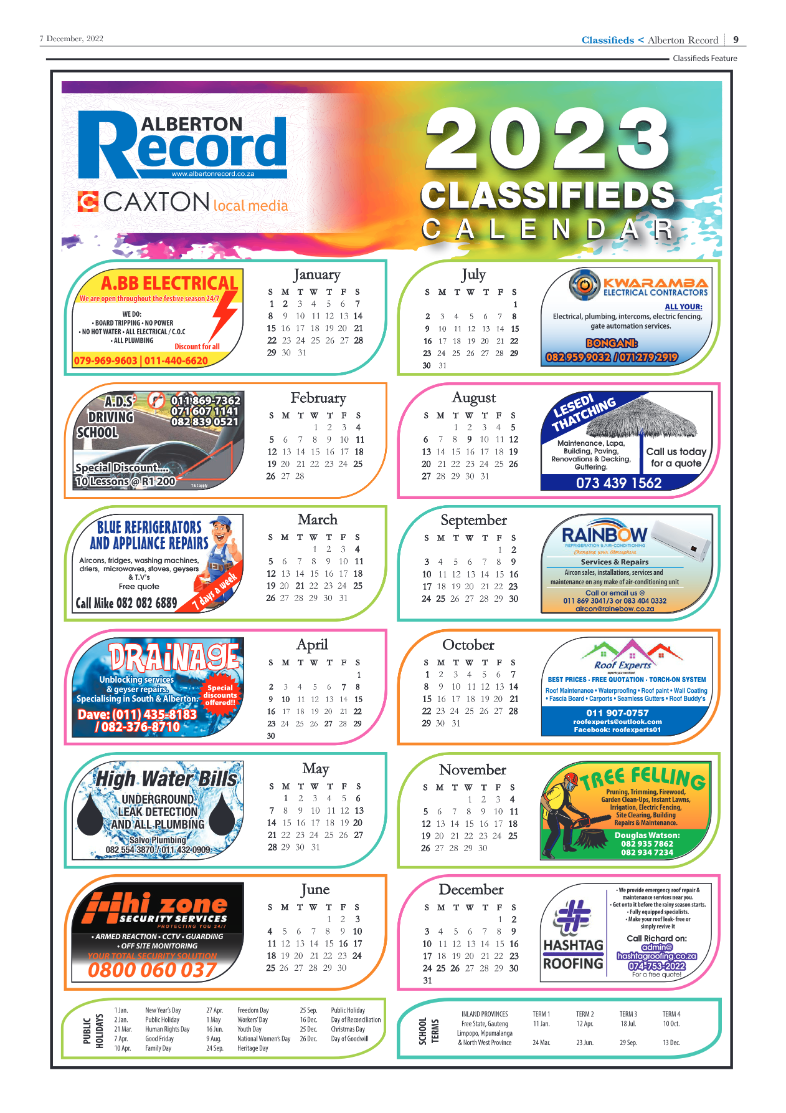 Alberton Record 7 Dec 2022 page 9