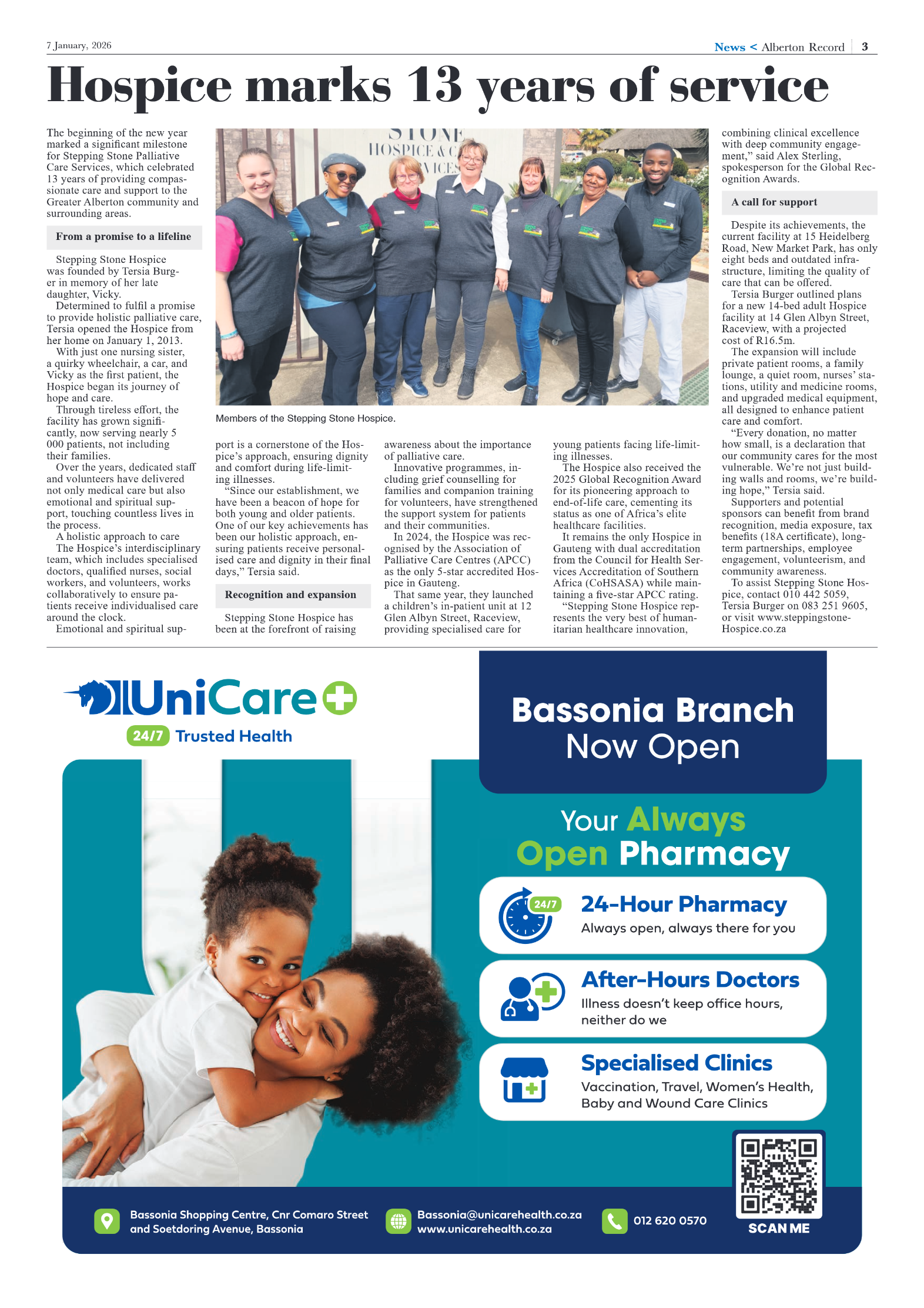 Alberton Record 7 January 2026 page 3