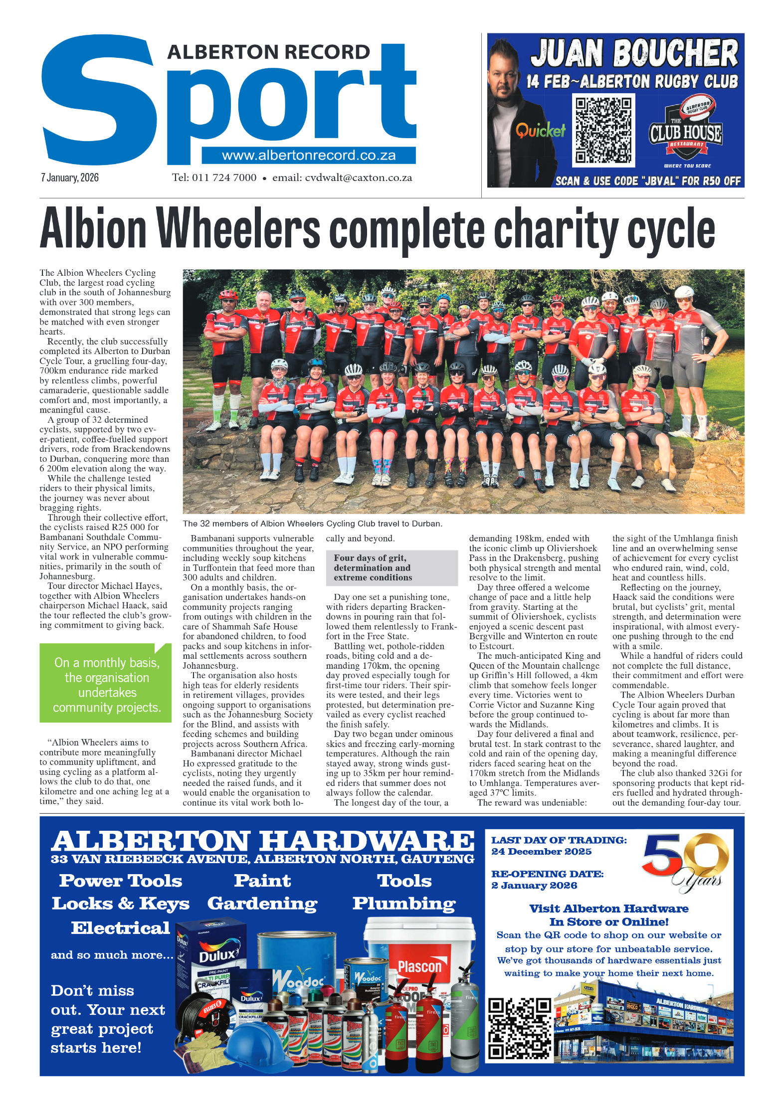 Alberton Record 7 January 2026 page 8