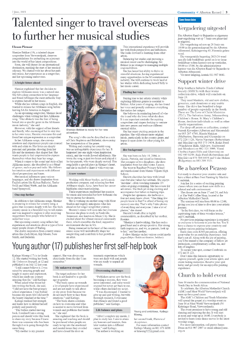 Alberton Record 7 June 2023 page 3