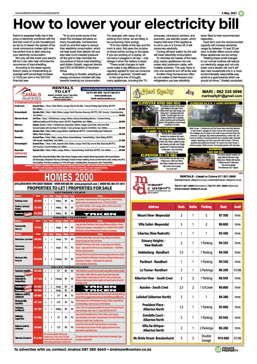 Alberton Record 7 May 2021 page 11