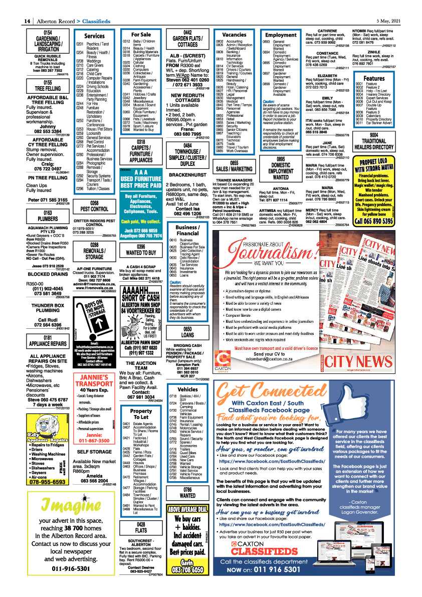 Alberton Record 7 May 2021 page 14