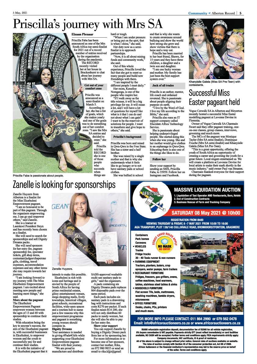 Alberton Record 7 May 2021 page 5