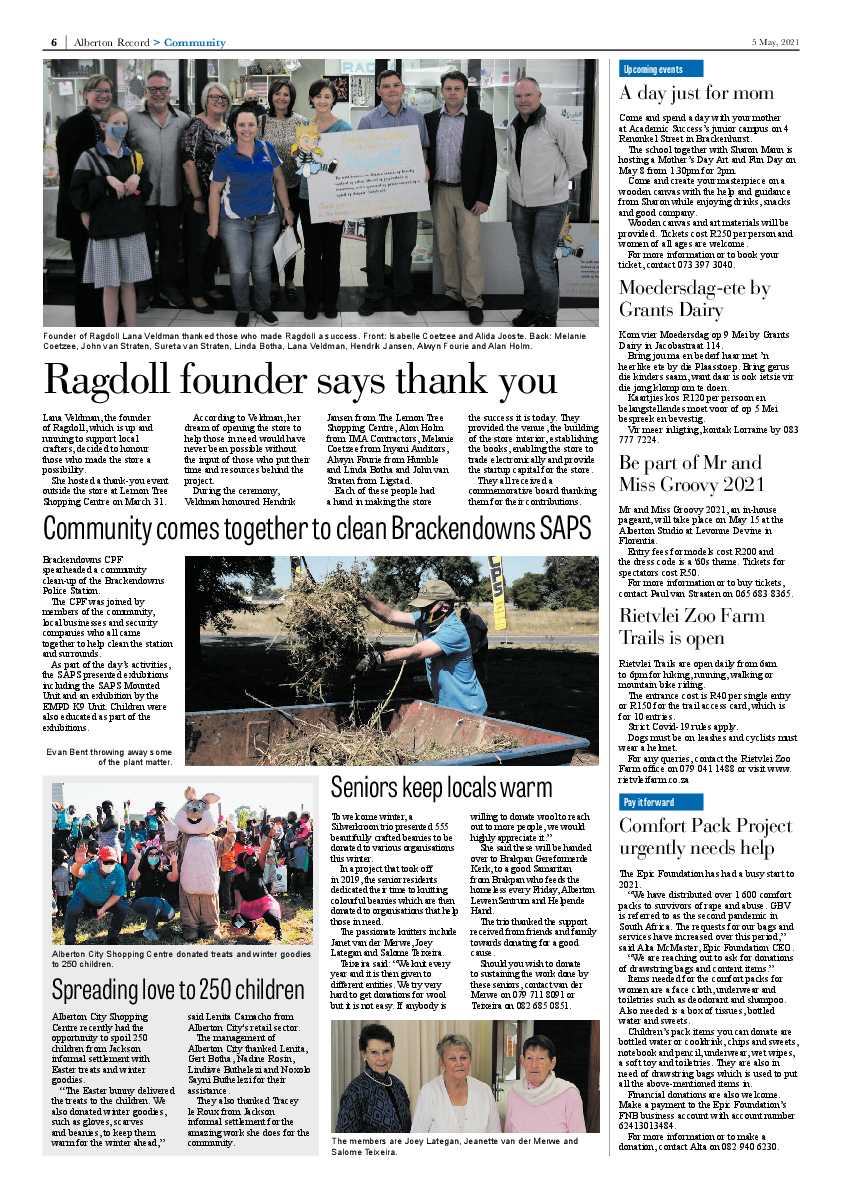 Alberton Record 7 May 2021 page 6