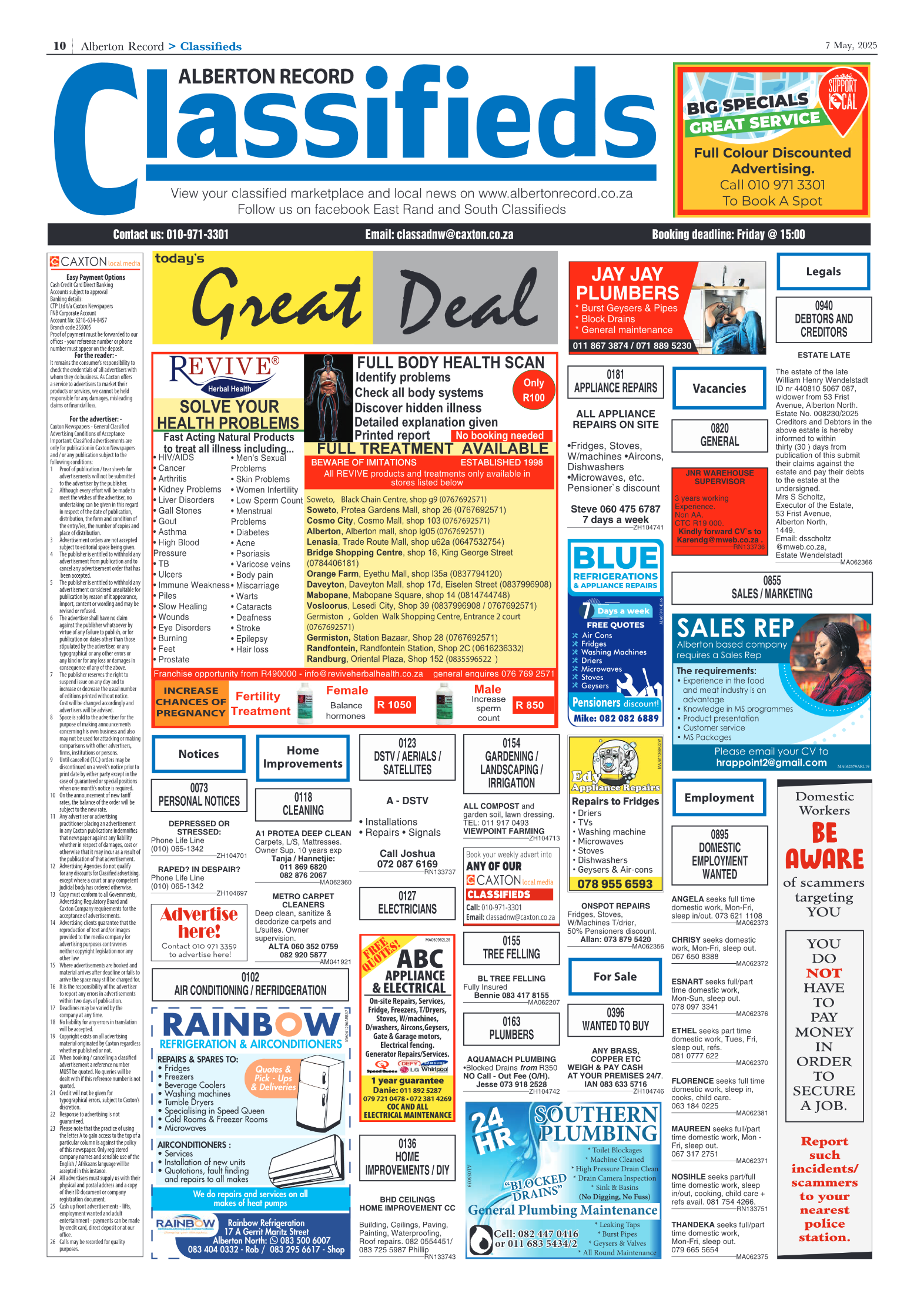 Alberton Record 7 May 2025 page 10