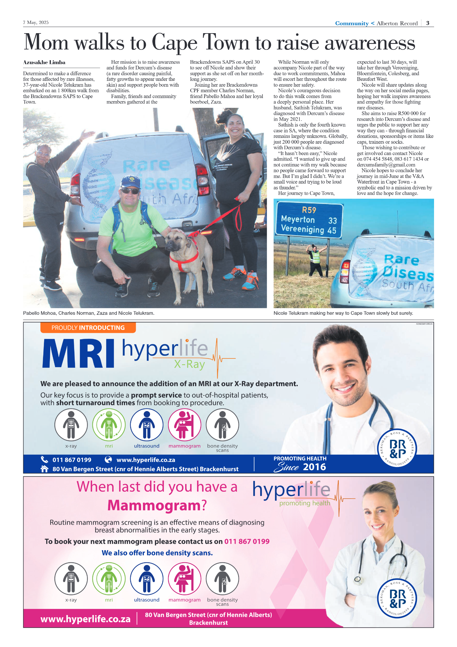Alberton Record 7 May 2025 page 3