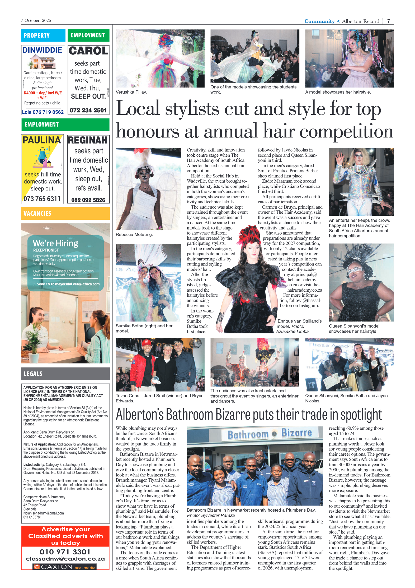 Alberton Record 7 October 2026 page 9