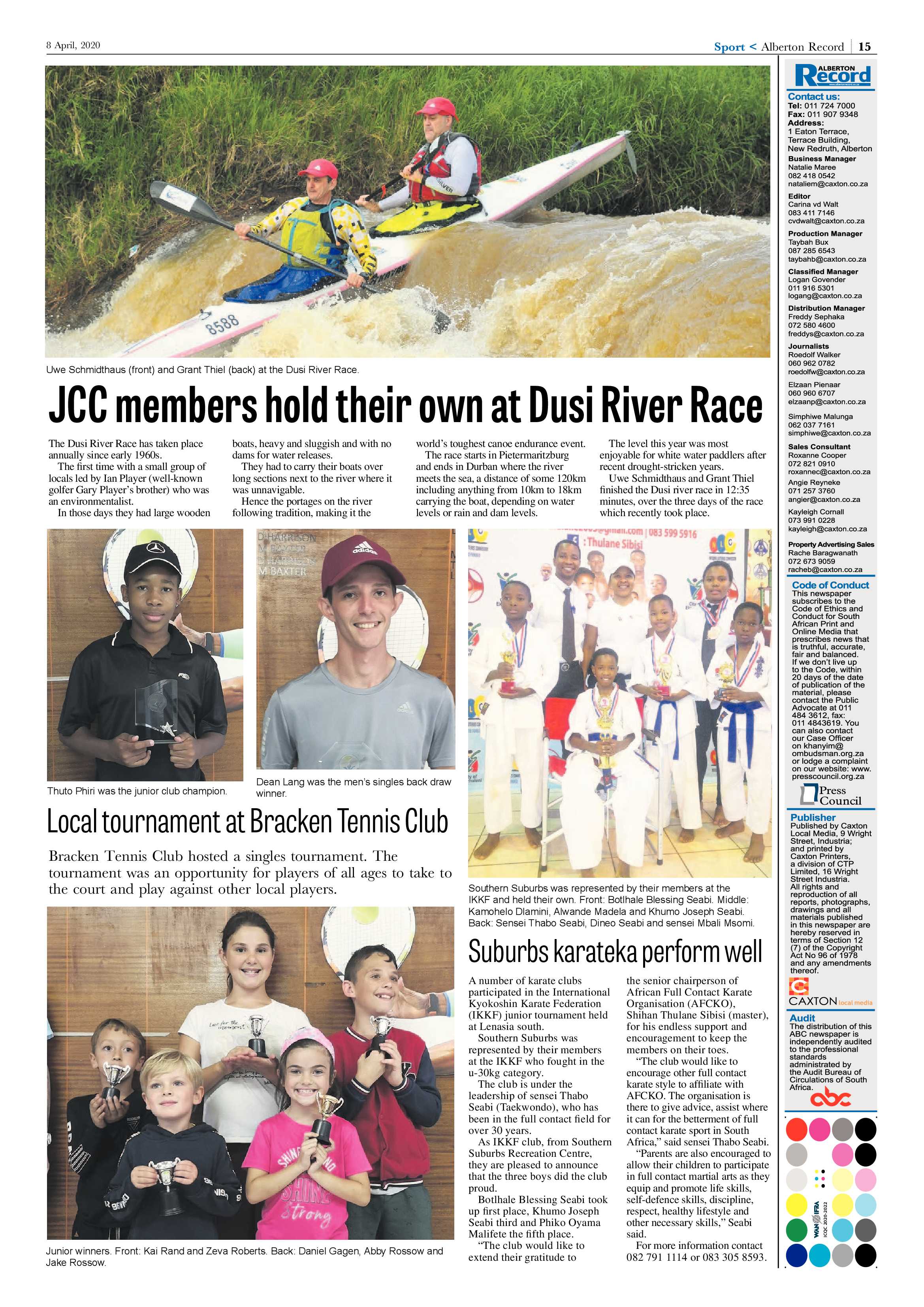 Alberton Record 8 April 2020 page 19