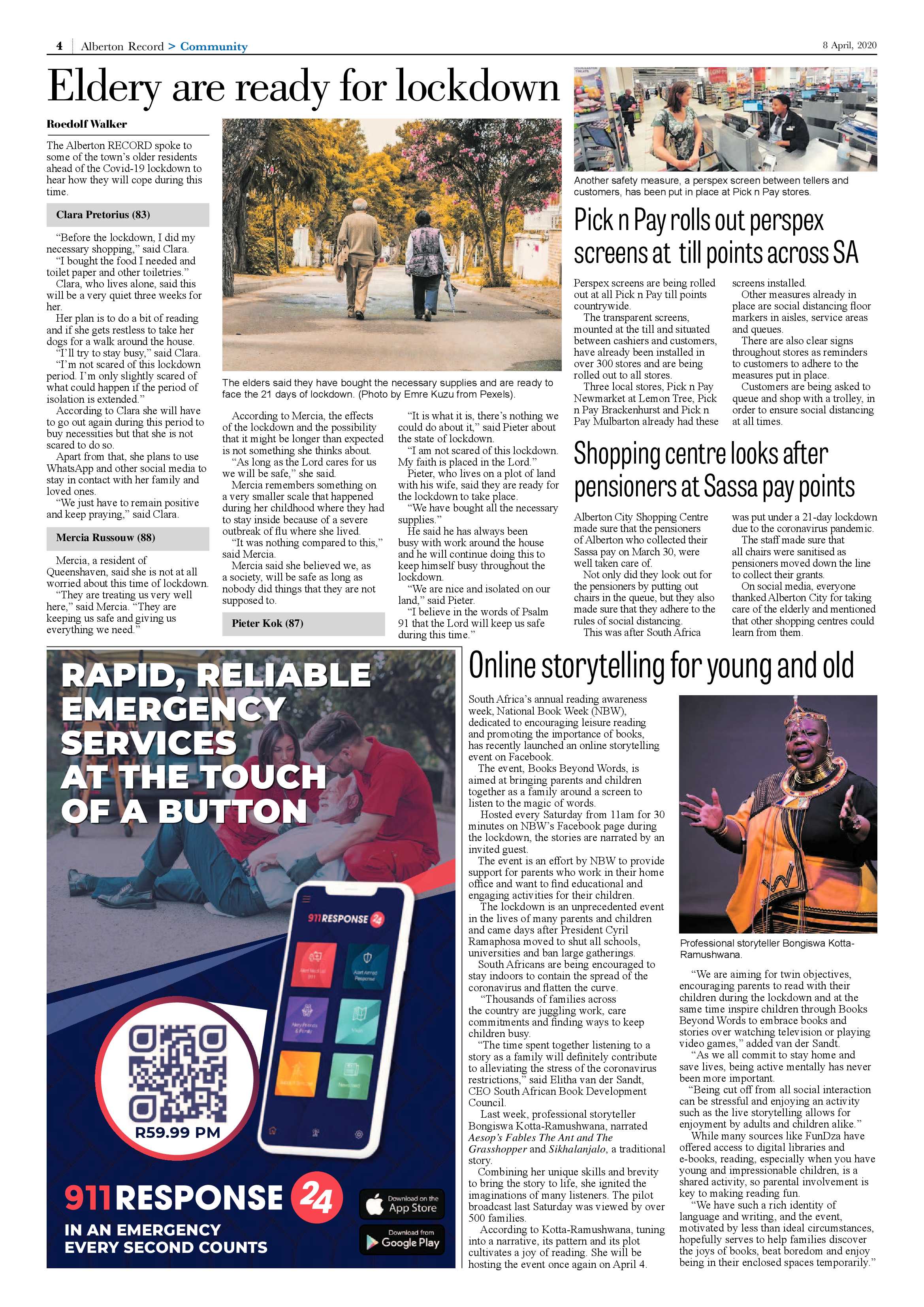 Alberton Record 8 April 2020 page 8