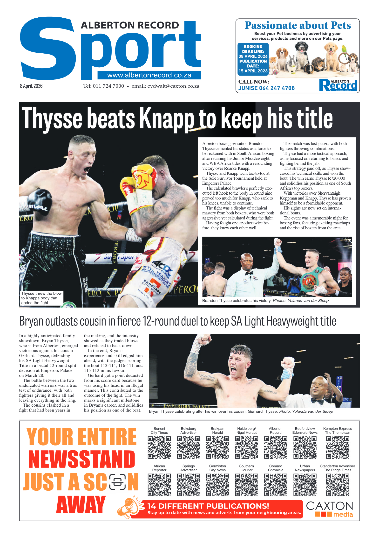 Alberton Record 8 April 2026 page 10