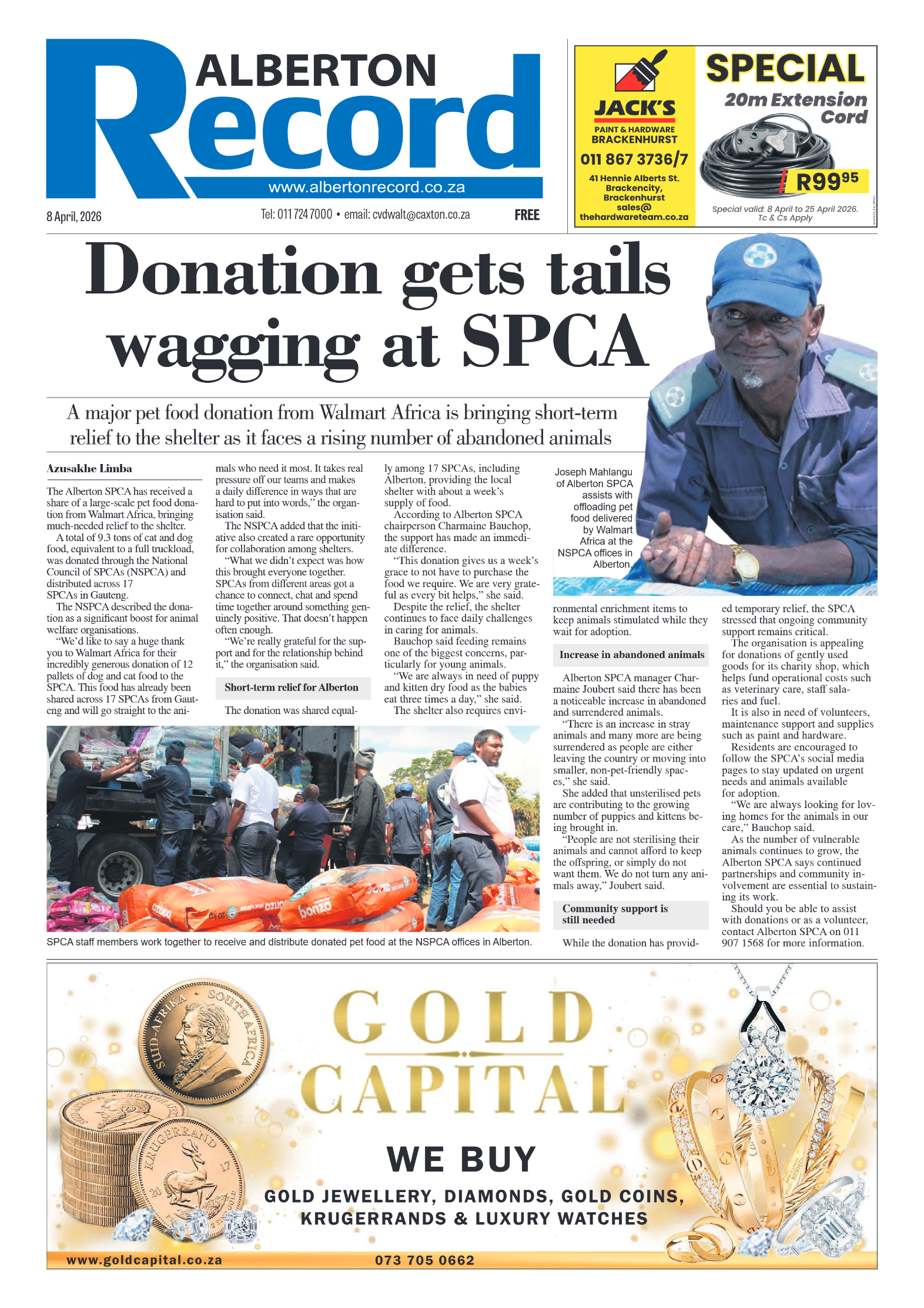 Alberton Record 8 April 2026 page 3