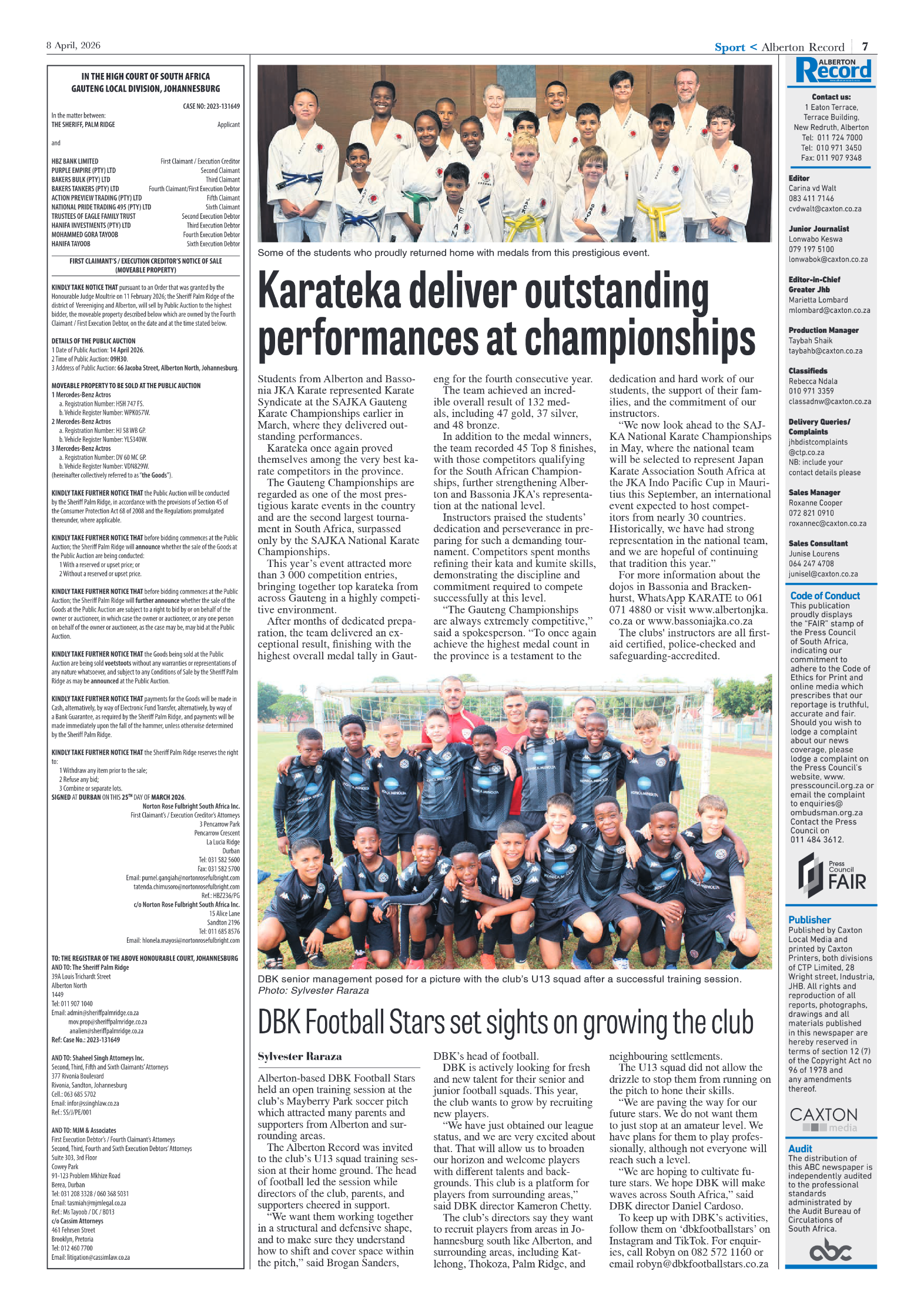 Alberton Record 8 April 2026 page 9