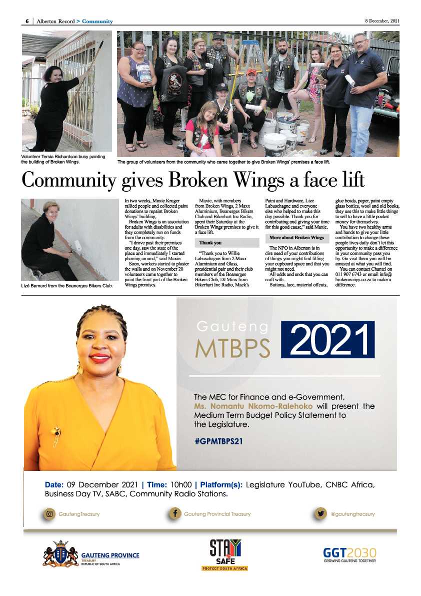 Alberton Record 8 December 2021 page 10