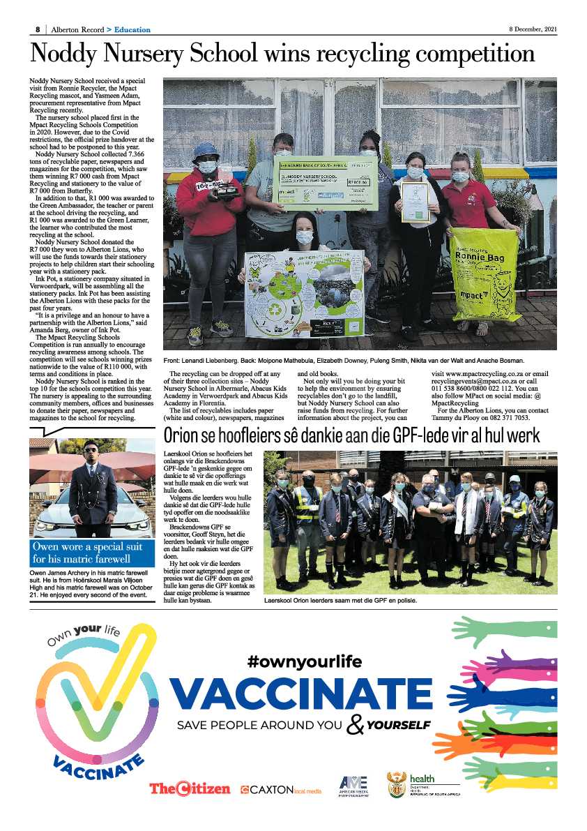 Alberton Record 8 December 2021 page 12