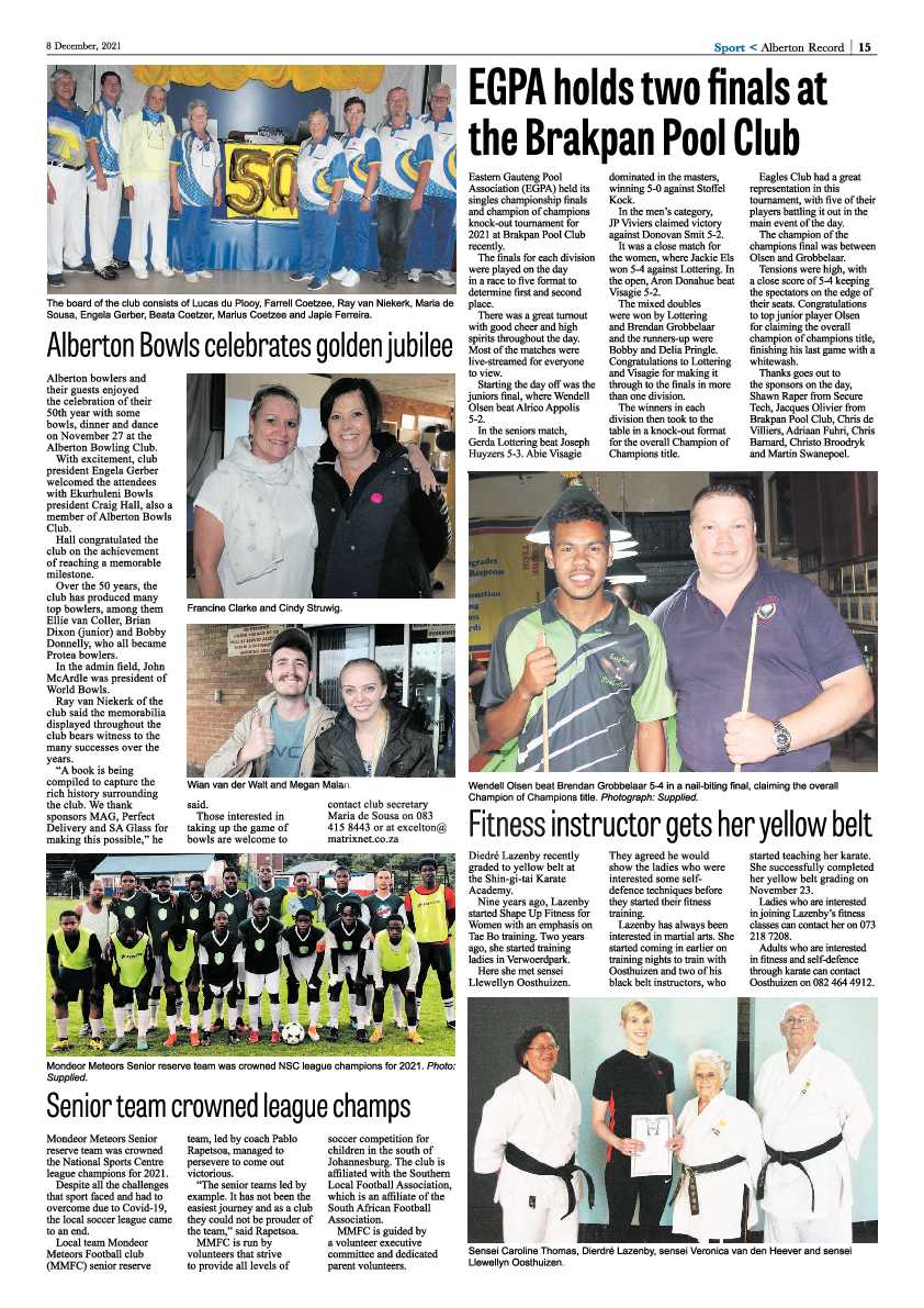 Alberton Record 8 December 2021 page 19