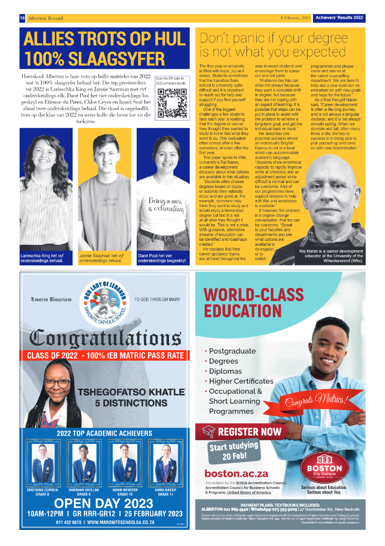 Alberton Record 8 February 2023 page 10