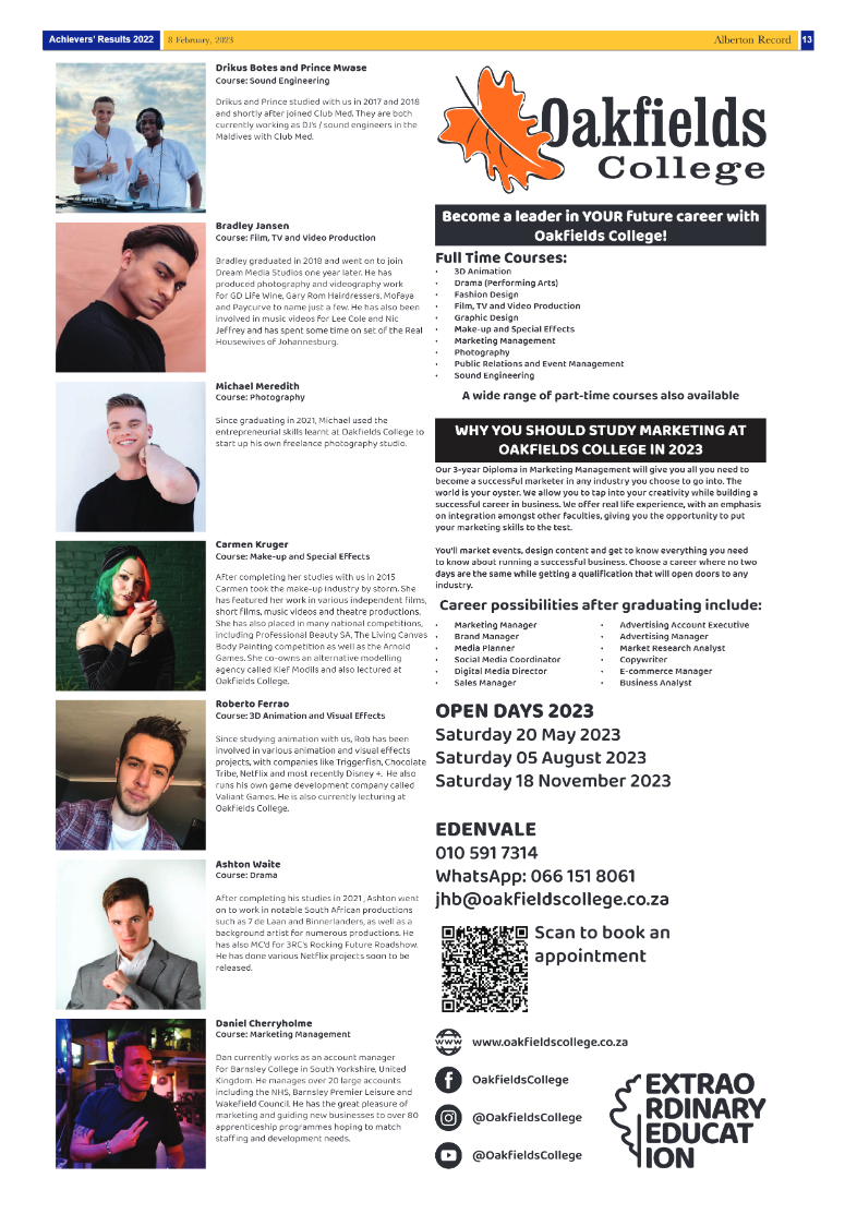 Alberton Record 8 February 2023 page 13