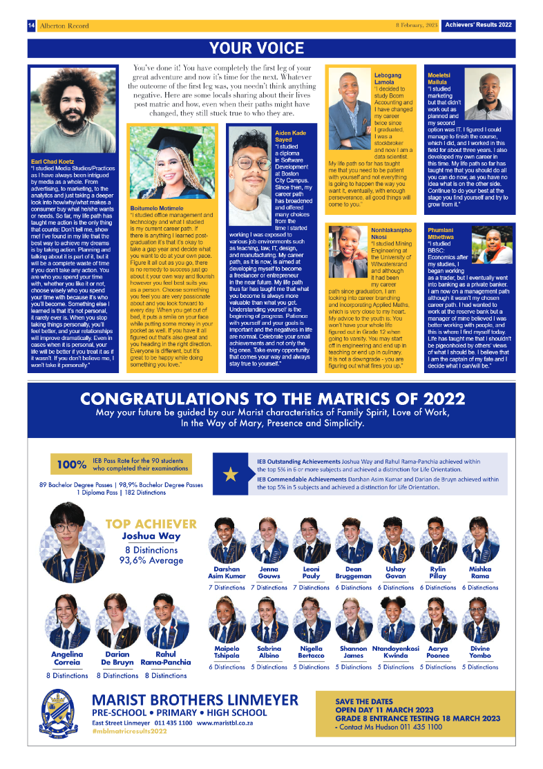 Alberton Record 8 February 2023 page 14