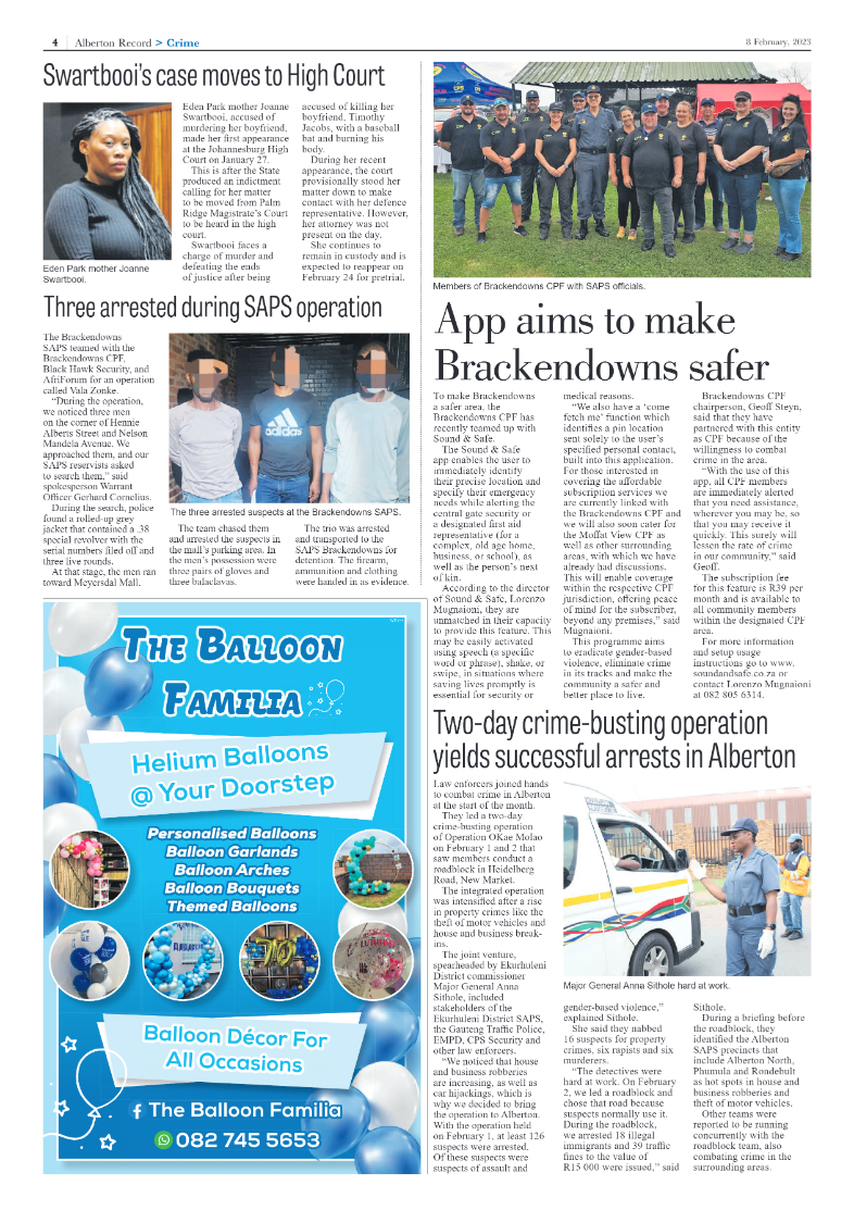 Alberton Record 8 February 2023 page 4