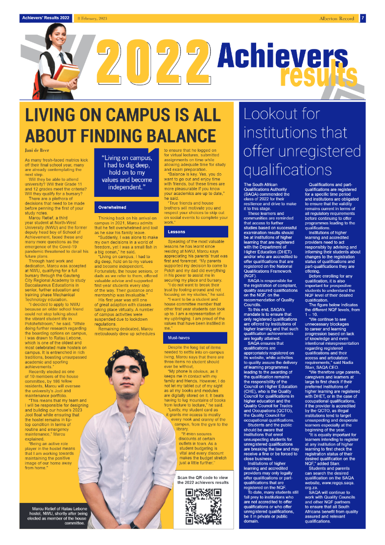 Alberton Record 8 February 2023 page 7