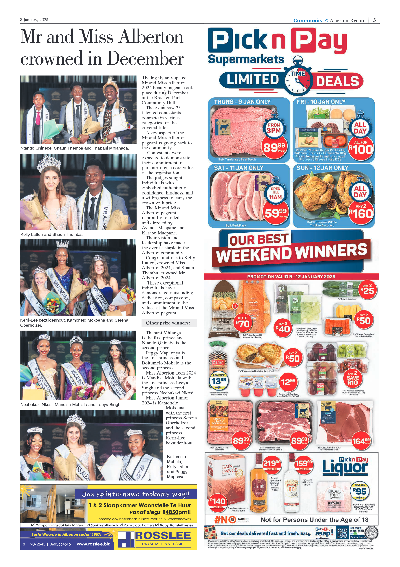 Alberton Record 8 January 2025 page 5