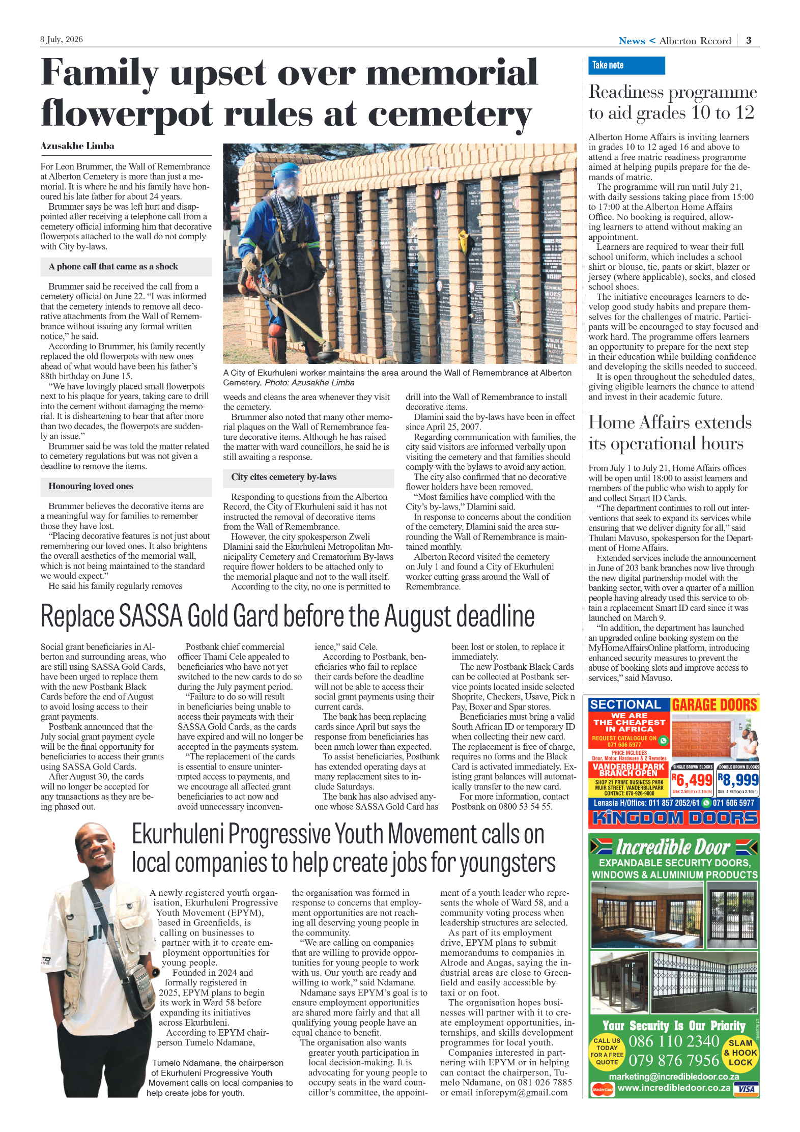 Alberton Record 8 July 2026 page 5