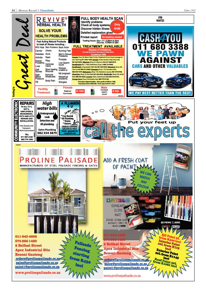Alberton Record 8 June 2022 page 16