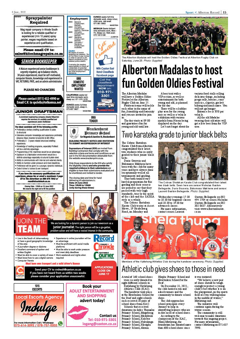 Alberton Record 8 June 2022 page 17
