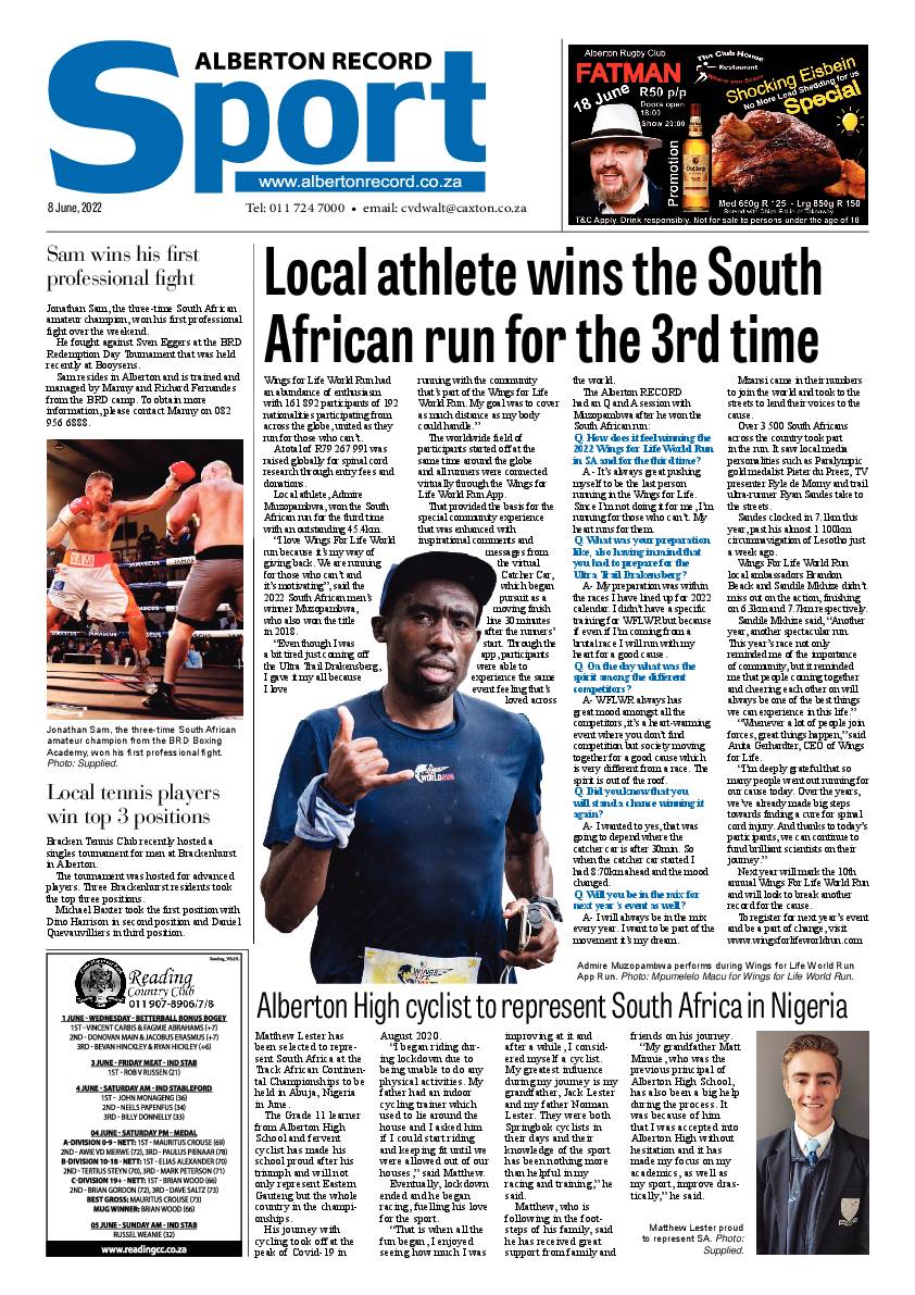 Alberton Record 8 June 2022 page 18