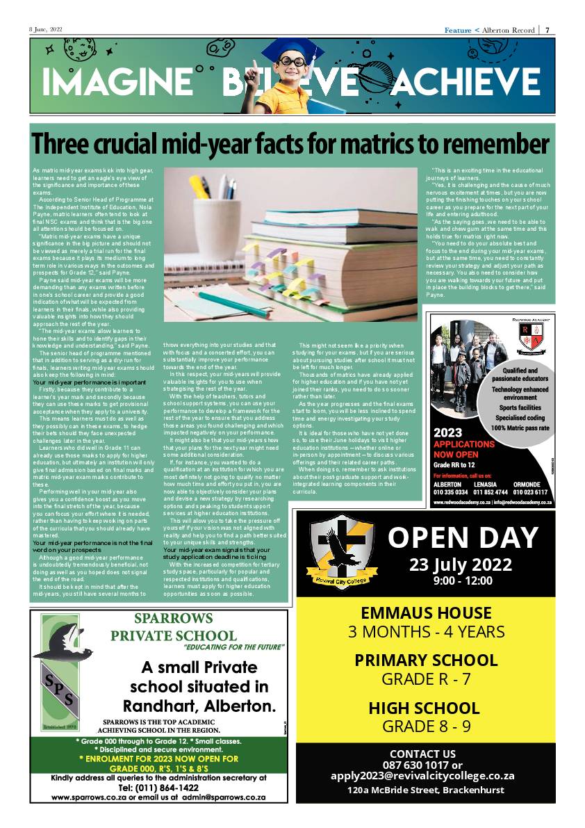 Alberton Record 8 June 2022 page 9