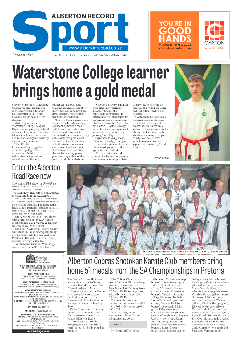 Alberton Record 8 November 2023 page 12
